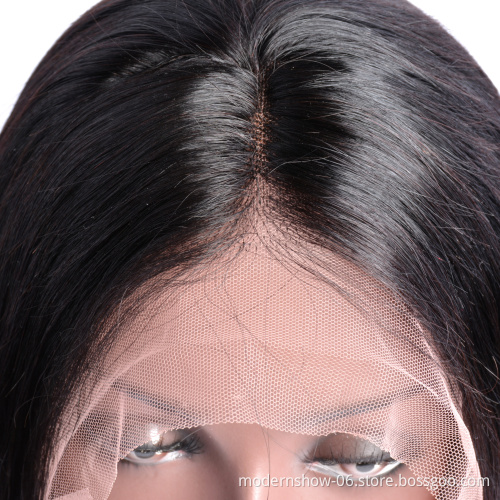Factory Supply Virgin Straight 8 10 12 14inch Bob Wigs Lace Front Human Hair Wigs